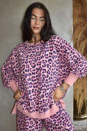 Lagen Zanzibar Chill Sweatshirt Candy & Navy